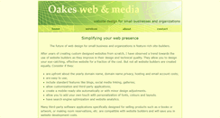 Desktop Screenshot of oakesmedia.net