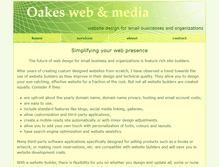 Tablet Screenshot of oakesmedia.net